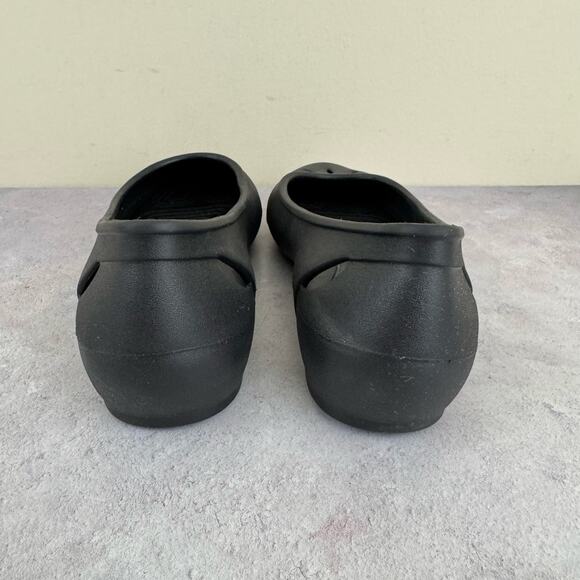 Crocs Kelli Flats Black Womens Sz 9 Slip On Ballet Shoes - Picture 3 of 11